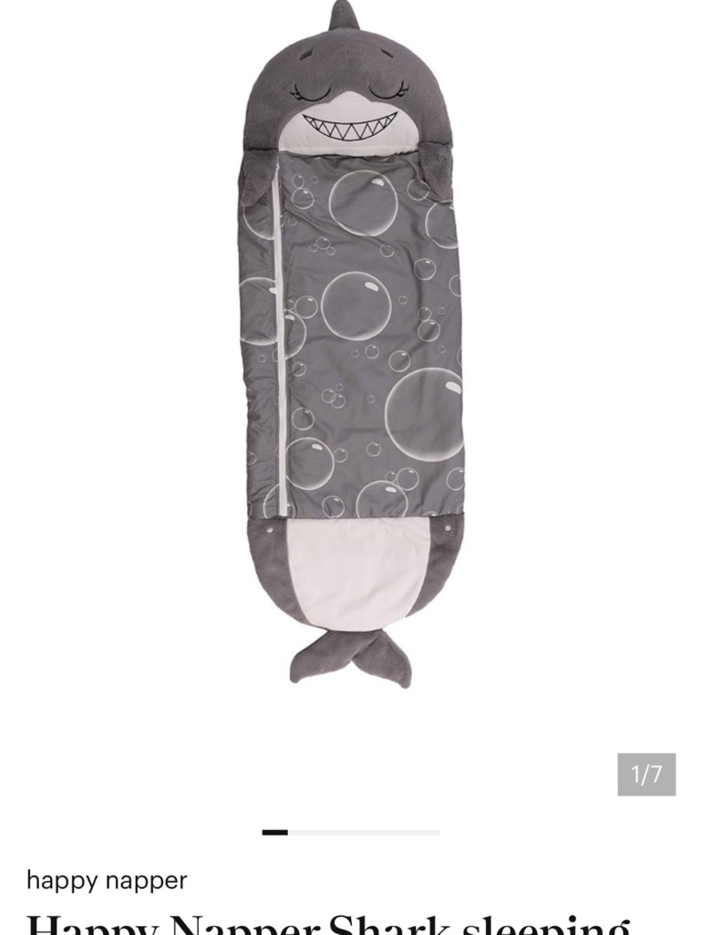 Happy Napper shark sleeping bag